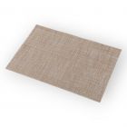 Mantel Individual de Textilina Rectangular Individual Beige