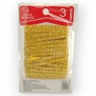 Galón Metálico de 3 m Oro Fl9162