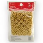 Galón Metálico de 3 m Oro Fl8063