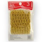 Galón Metálico de 3 m Oro Fl8327