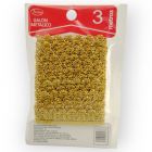 Galón Metálico de 3 m Oro Fl8345