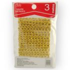 Galón Metálico de 3 m Oro Fl8719