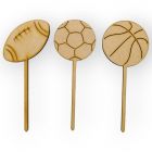 Pick de Madera Deportes 12 cm