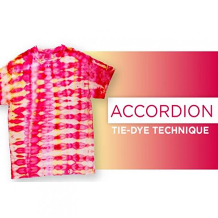Accordion Tie-Dye Technique