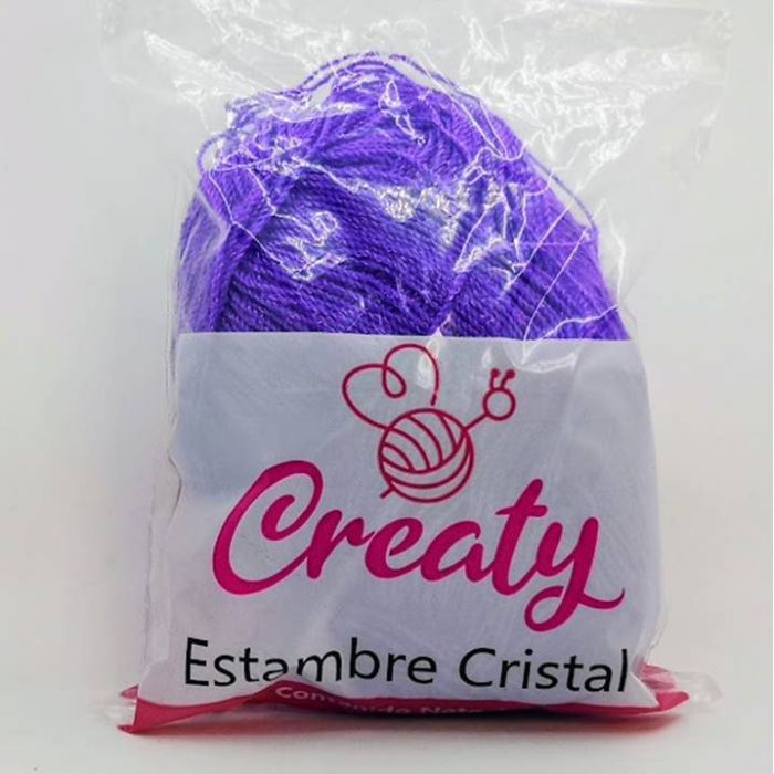 Estambre Creaty Cristal #75 Palo De Rosa