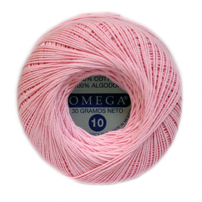 Hilo Crochet #10 color Fiusha Caja de 12 pzs