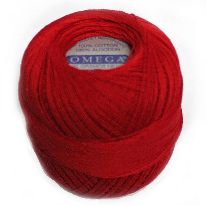 Hilo de Algodón para Crochet y amigurumi 180.4 ft - Rojo Borgoña