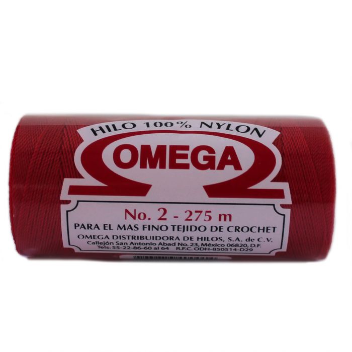 Hilo de nailon para desbrozadora, diámetro 2 mm x 90 m, color rojo vino