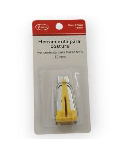 Herramienta para hacer bies de 12 mm Amarillo