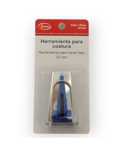 Herramienta para hacer bies de 25 mm Azul