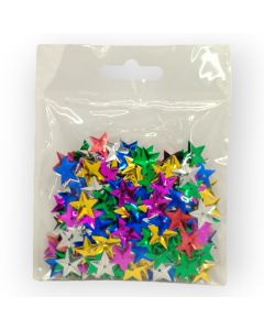 Confeti Lentejuela Multicolor Estrella 15 x 15 mm