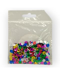 Lentejuela Multicolor Confeti 6.5 mm