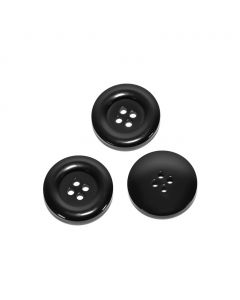 Botón Para Costura Y Manualidades Negro #36 23 mm Mod.10225-36